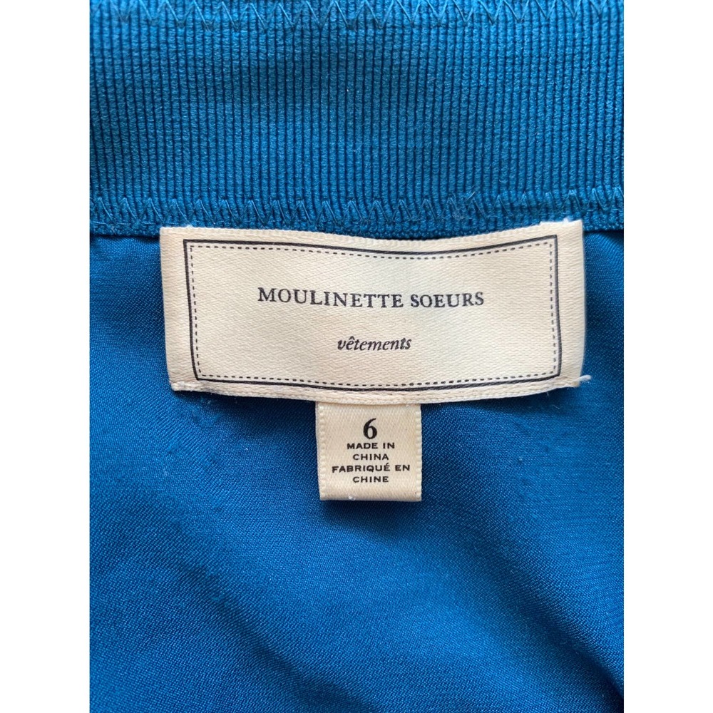Moulinette Soeurs Turquoise Pencil Skirt Sz 6 - Picture 8 of 13